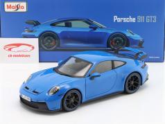 Porsche 911 (992) GT3 Année de construction 2022 shark bleu 1:18 Maisto
