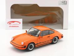 Porsche 911 (930) 3.0 Carrera Année de construction 1977 orange 1:18 Solido