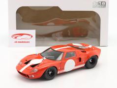 Ford GT 40 MK I Racing 1966 rood 1:18 Solido