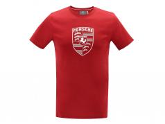 Porsche camisa logotipo bordeaux vermelho