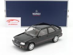 Peugeot 309 GTi Año de construcción 1990 negro 1:18 Norev