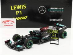L. Hamilton Mercedes-AMG F1 W12 #44 100º GP vitória Sotchi Fórmula 1 2021 1:18 Minichamps