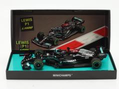 L. Hamilton Mercedes-AMG F1 W12 #44 100 GP sejr Sotchi formel 1 2021 1:18 Minichamps