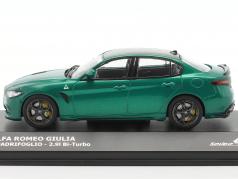 Alfa Romeo Giulia Quadrifoglio 建設年 2016 Montreal 緑 1:43 Solido