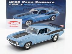 Chevrolet Copo Camaro 1 of 1 por Dick Barrell 1969 azul 1:18 GMP