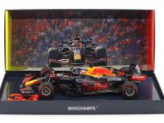 Max Verstappen Red Bull RB16B #33 vincitore olandese GP formula 1 Campione del mondo 2021 1:18 Minichamps