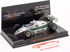 Keke Rosberg Williams FW08 Dirty Version #6 formule 1 Champion du monde 1982 1:43 Minichamps