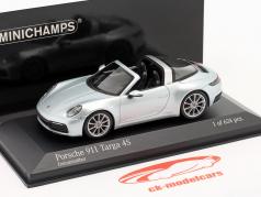 Porsche 911 (992) Targa 4S Año de construcción 2020 plata dolomita 1:43 Minichamps