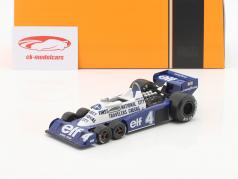 Patrick Depailler Tyrrell P34 Six Wheels #4 Belga GP fórmula 1 1977 1:24 Ixo