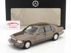 Mercedes-Benz Classe S S 600 (V140) Année de construction 1994-1998 impala brun 1:18 Norev