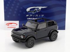 Ford Bronco Wildtrak Open Top year 2022 black 1:18 GT-Spirit