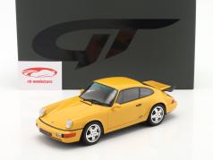 Porsche 911 (964) RS America Год постройки 1993 желтый 1:18 GT-Spirit