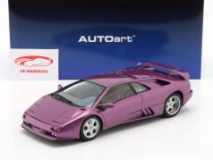 Lamborghini Diablo SE30 建设年份 1993 紫色 金属的 1:18 AUTOart