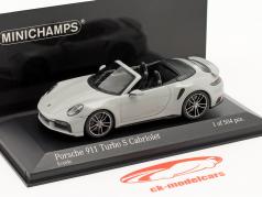 Porsche 911 (992) Turbo S conversível Ano de construção 2020 giz 1:43 Minichamps