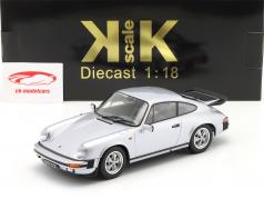 Porsche 911 Carreira Coupe 3.2 1988 250.000 Com spoiler traseiro 1:18 KK-Scale