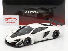 McLaren 650S GT3 Ano de construção 2017 Branco / Preto 1:18 AUTOart
