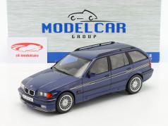 BMW Alpina B3 (E36) 3.2 Touring 1995 blauw metalen 1:18 Model Car Group