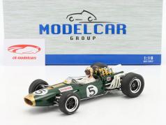 J. Brabham Brabham BT20 #5 2ème Mexique GP F1 Champion du monde 1966 1:18 Model Car Group