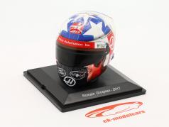 Romain Grosjean #8 Haas формула 1 2017 шлем 1:5 Spark Editions