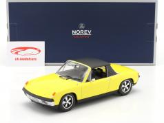 VW-Porsche 914/6 2.0 Anno di costruzione 1973 giallo 1:18 Norev