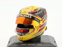 L. Hamilton #44 Mercedes Petronas 方式 1 世界チャンピオン 2017 ヘルメット 1:5 Spark Editions