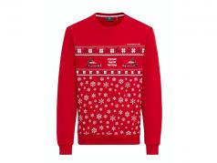 Porsche Christmas sweater red