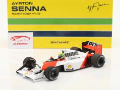 Ayrton Senna McLaren MP4/5B #27 formule 1 Wereldkampioen 1990 1:18 Minichamps