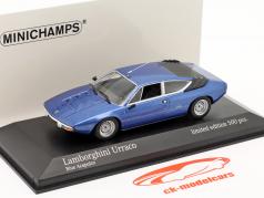 Lamborghini Urraco 建設年 1974 青い メタリック 1:43 Minichamps