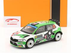 Skoda Fabia Rally2 Evo #20 vincitore WRC2 Rallye Monte Carlo 2022 1:18 Ixo
