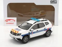 Dacia Duster Ph.2 Police Municipale 2021 Wit / blauw 1:18 Solido