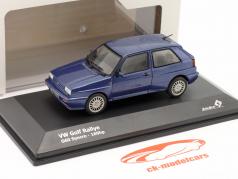 Volkswagen VW Golf se rallier G60 Syncro bleu métallique 1:43 Solido