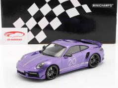 Porsche 911 (992) Turbo S Sport Design 2021 Viola metallico 1:18 Minichamps