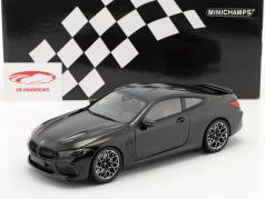 BMW 8 Series M8 Coupe (F92) Bouwjaar 2020 zwart metalen 1:18 Minichamps