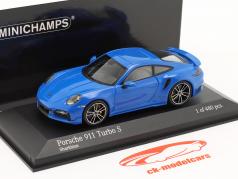 Porsche 911 (992) Turbo S Sport Design 2021 squalo 1:43 Minichamps