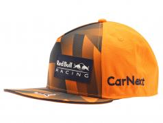 Red Bull Racing Max Verstappen Flat Cap orange / schwarz