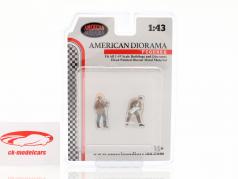 Race Day personaggi Set #4 1:43 American Diorama