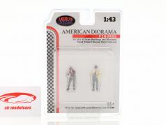 Race Day caracteres Set #3 1:43 American Diorama