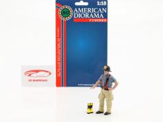 Firefighters Getting ready Figur 1:18 American Diorama