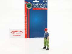 Firefighters Off Duty 数字 1:18 American Diorama