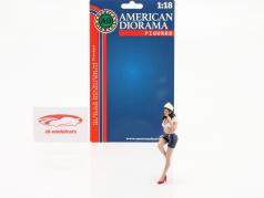 Pin Up Girl Sandra figur 1:18 American Diorama