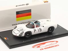 Porsche 910 #19 第二名 1000km Nürburgring 1967 Hawkins, Koch 1:43 Spark