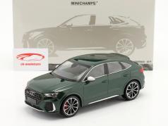 Audi RS Q3 Sportback ano de construção 2019 verde escuro metálico 1:18 Minichamps