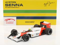Ayrton Senna McLaren MP4/4 #12 формула 1 Чемпион мира 1988 1:18 Minichamps