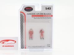 Racing Legends années 70 personnages Set 1:43 American Diorama
