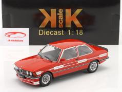 BMW Alpina C1 (E21) 2.3 Byggeår 1980 rød 1:18 KK-Scale