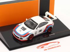 Porsche "Old & New 997" #118 Wit / blauw / rood RHD 1:43 Ixo