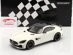 Mercedes-Benz AMG GT-R 建设年份 2021 白色的 金属的 1:18 Minichamps