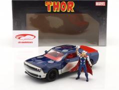 Dodge Challenger SRT Hellcat Film: Thor avec chiffre Thor 1:24 Jada Toys