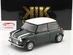 Mini Cooper donkergroen / Wit RHD 1:12 KK-Scale