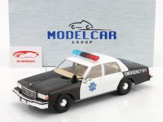 Chevrolet Caprice 警察 三 弗朗西斯科 黑色的 / 白色的 1:18 Model Car Group